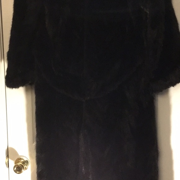 BlackGlamma Mink Full Length Designer Herringbone Coat 10 --12 - Picture 4 of 9